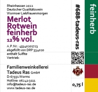 Merlot feinherb 2022